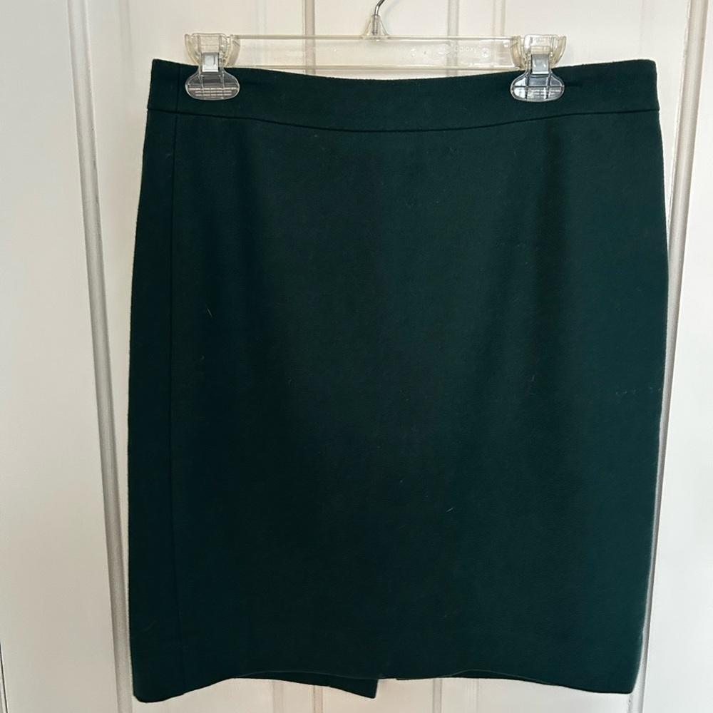 J. Crew Dark Green Women's Pencil Skirt